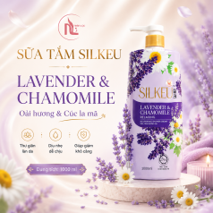 Silkeu Sữa Tắm hương hoa 1000ml ( Oải Hương & Hoa Cúc)